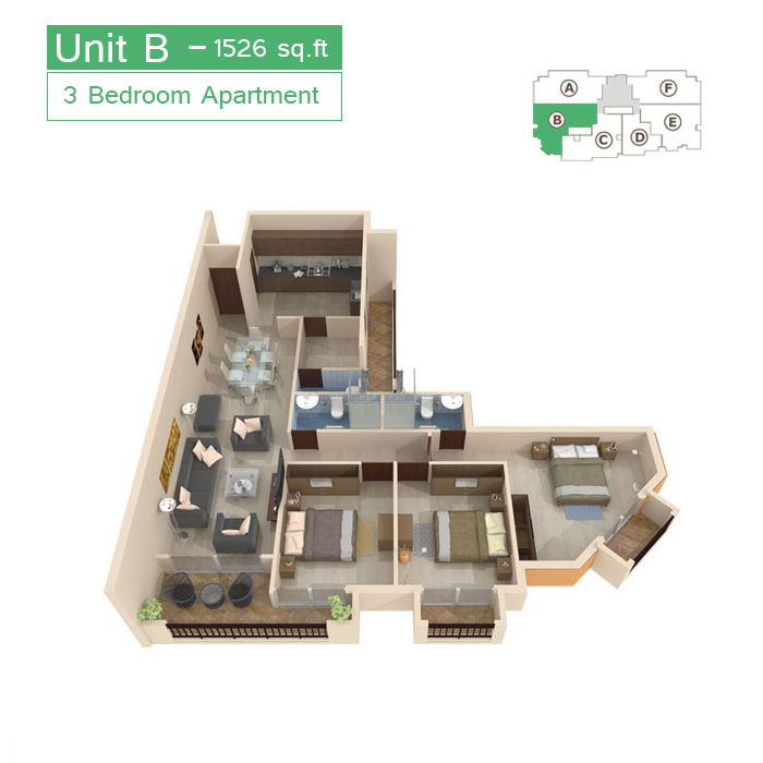 Unit B 3D