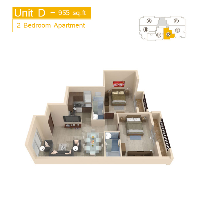 Unit D 3D