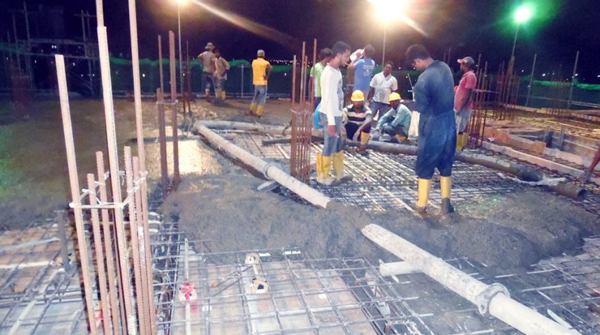 7th & 8th Floor Concreting