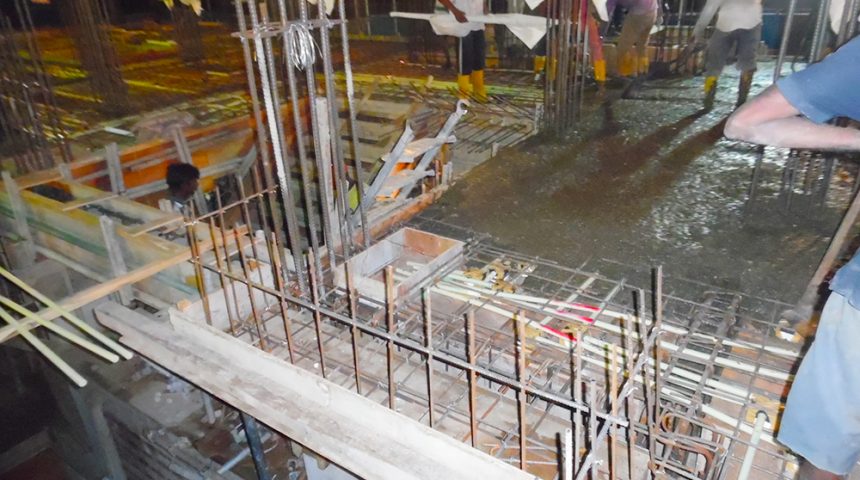 4th Floor Concreting