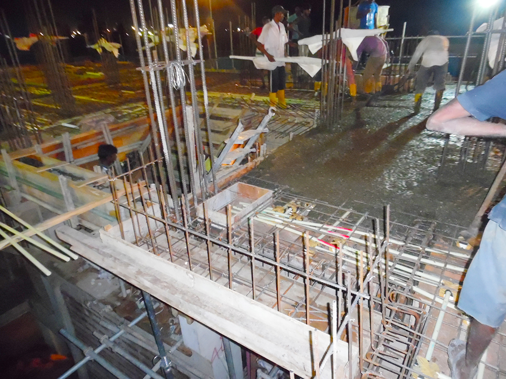 4th Floor Concreting