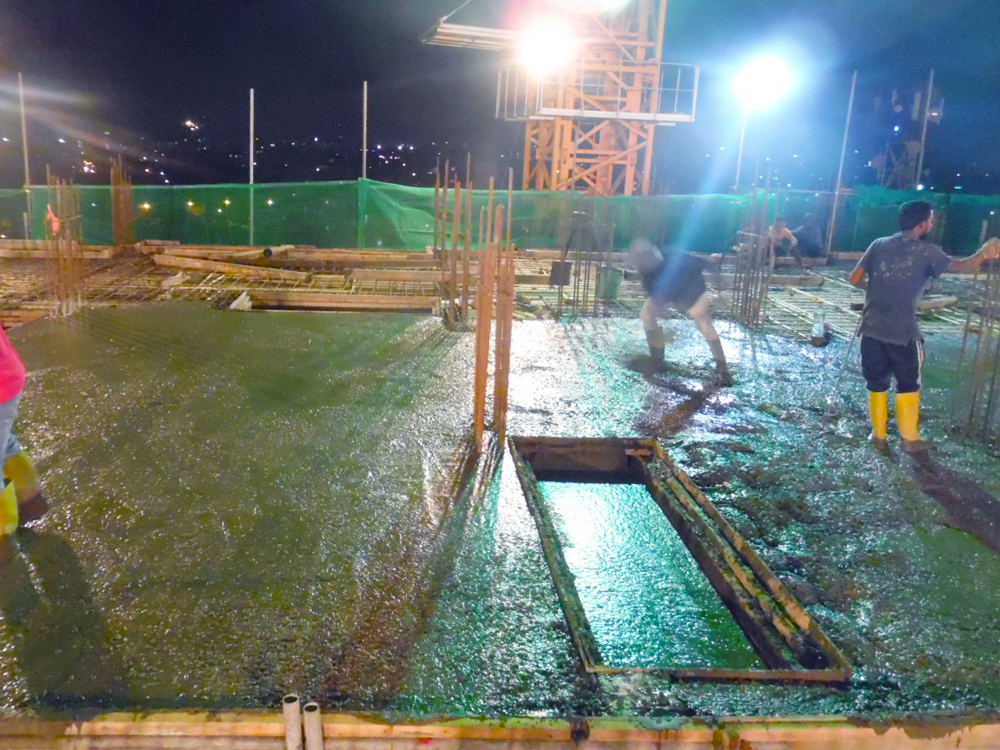 9th & 10th Floor Concreting