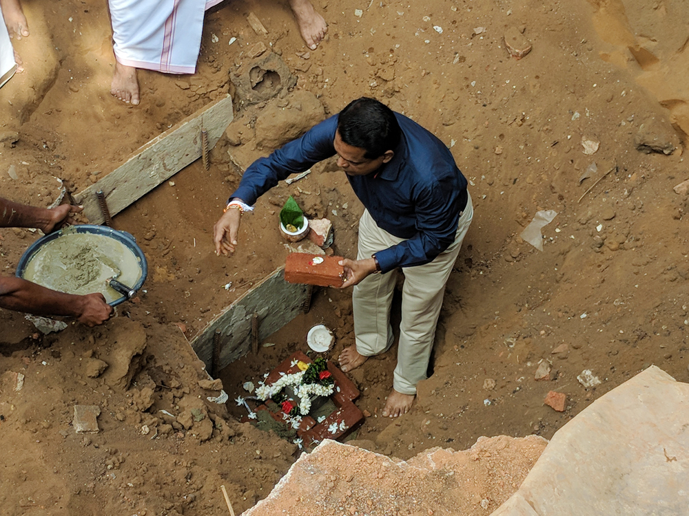 Stone Laying Ceremony