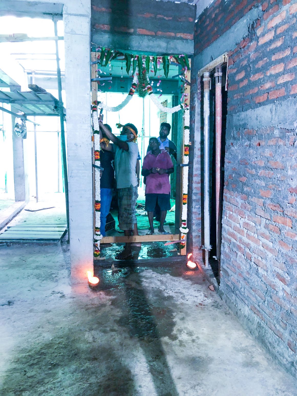 Door Laying Ceremony