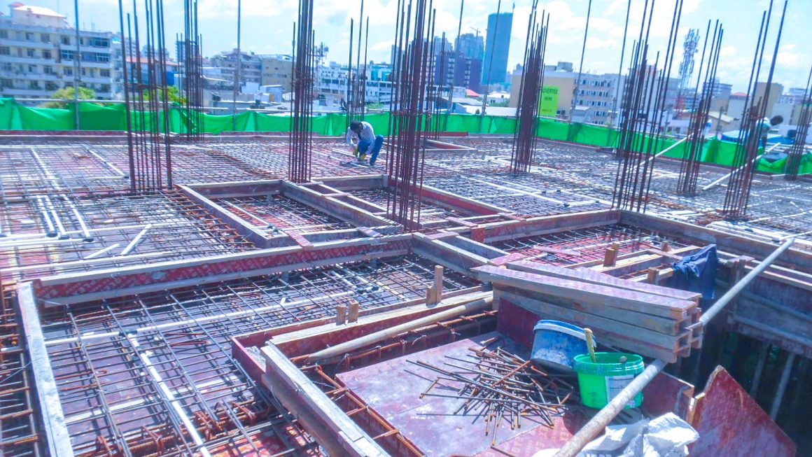 4th Floor Slab Work