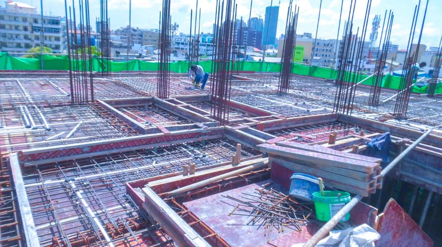 4th Floor Slab Work