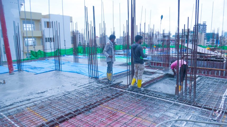 4th Floor Slab Work