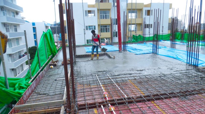4th Floor Slab Work