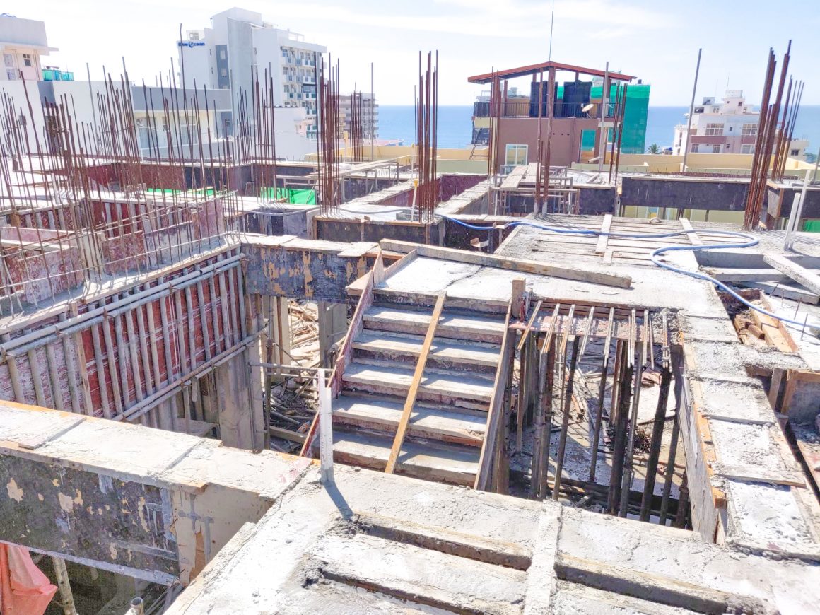 7th Floor Slab Concreting Work Complete