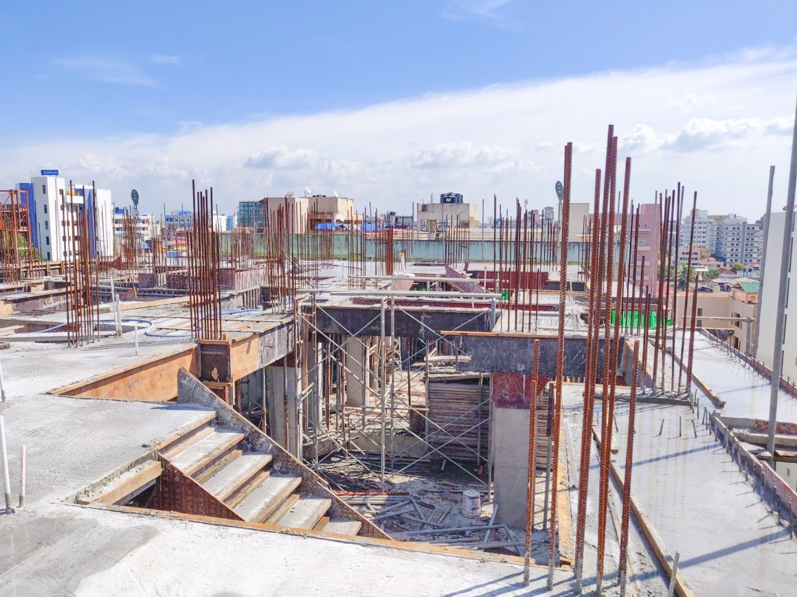 7th Floor Slab Concreting Work Complete