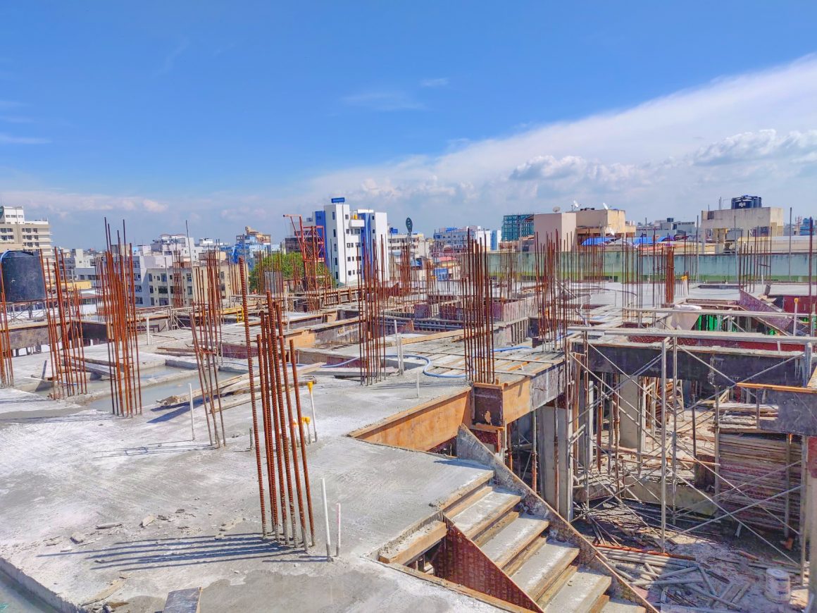 7th Floor Slab Concreting Work Complete