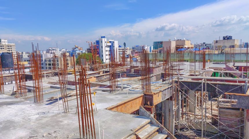 7th Floor Slab Concreting Work Complete