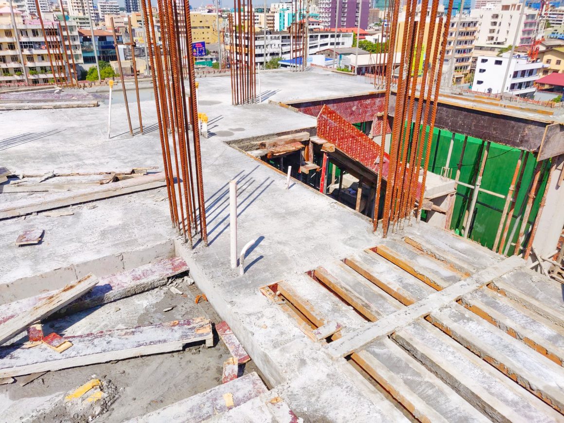 7th Floor Slab Concreting Work Complete