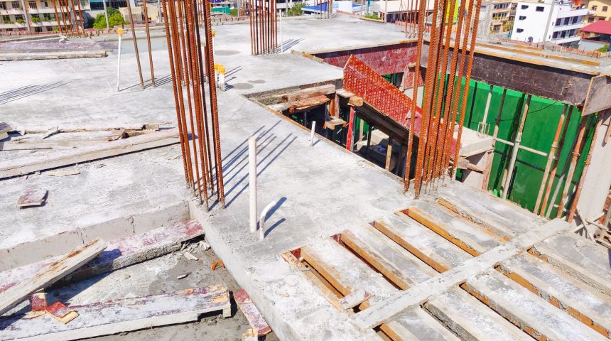7th Floor Slab Concreting Work Complete