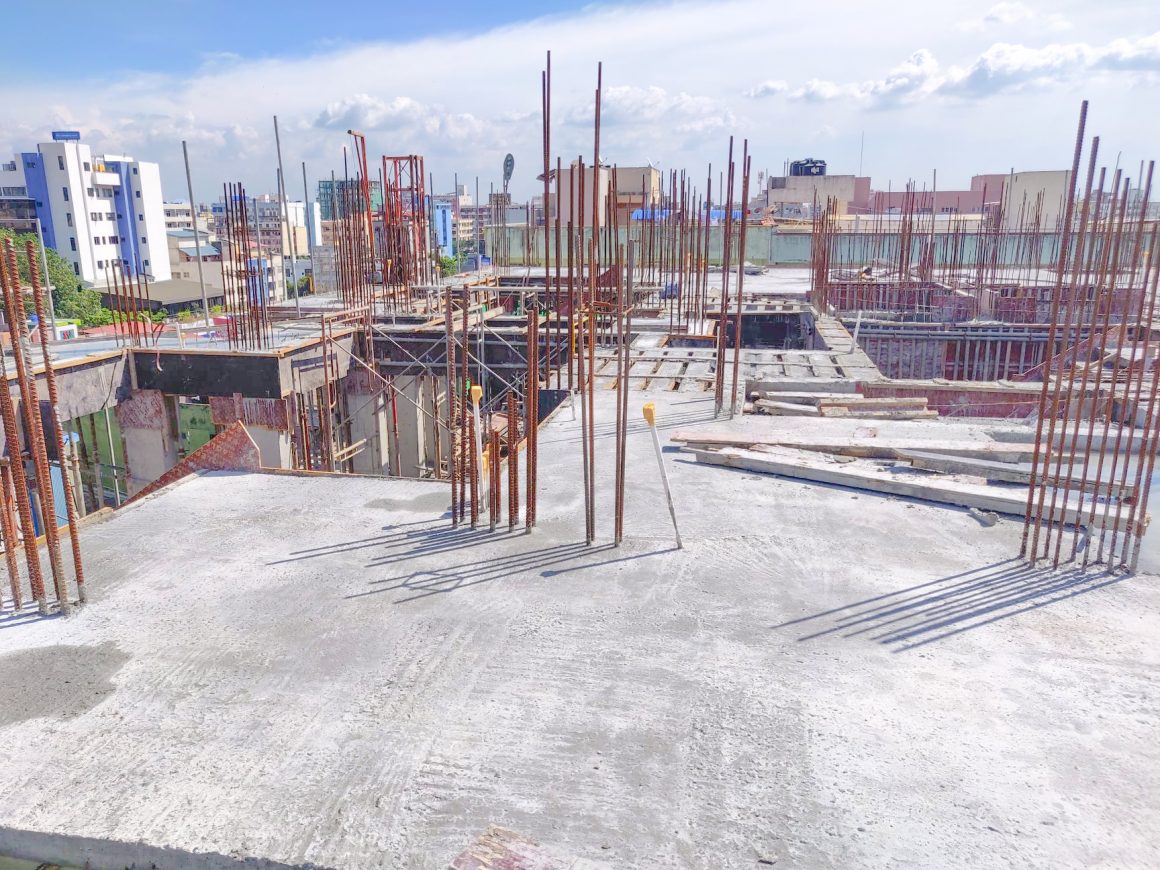 7th Floor Slab Concreting Work Complete