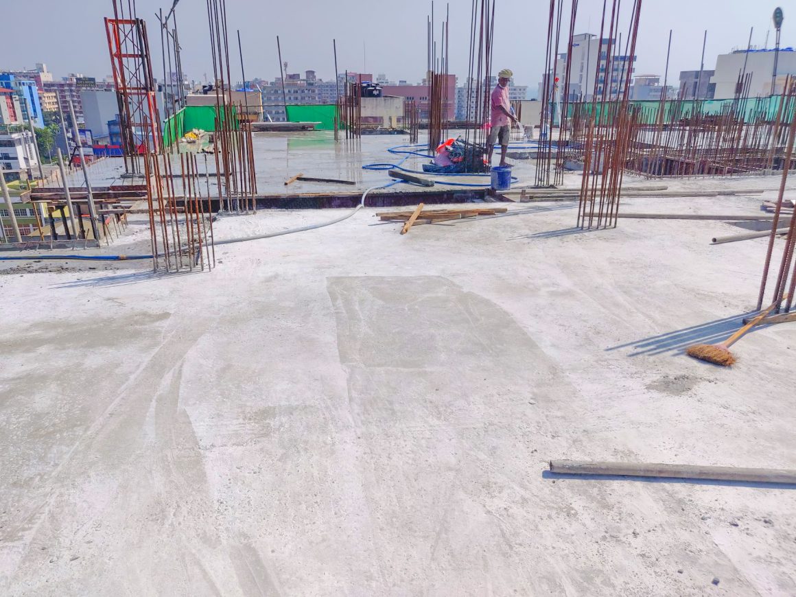 8th Floor Slab Concreting Work Complete