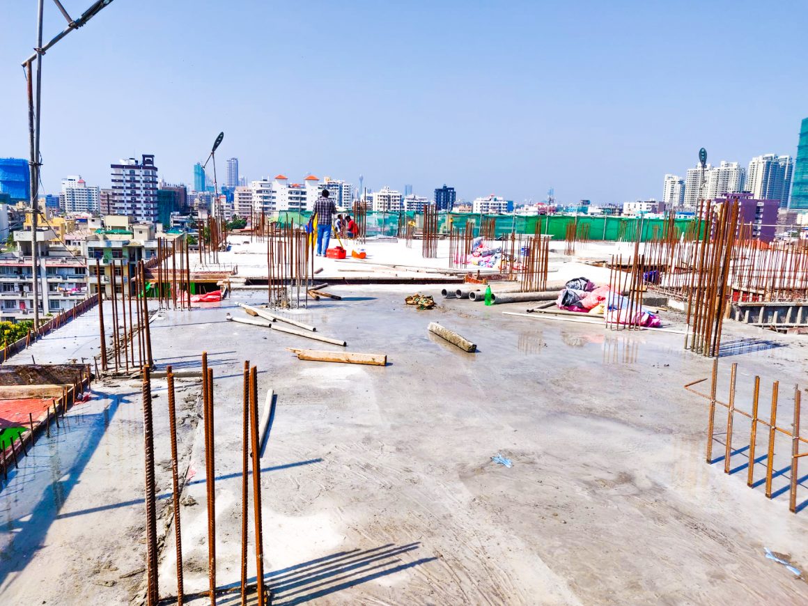 8th Floor Slab Concreting Work Complete