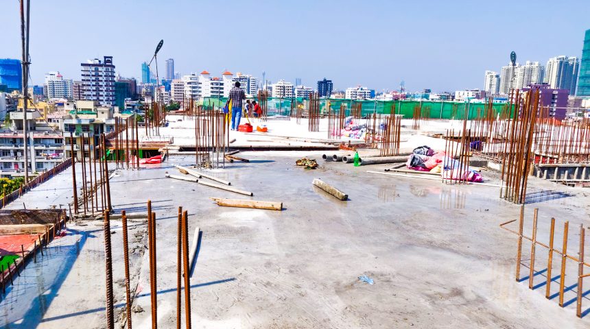 8th Floor Slab Concreting Work Complete