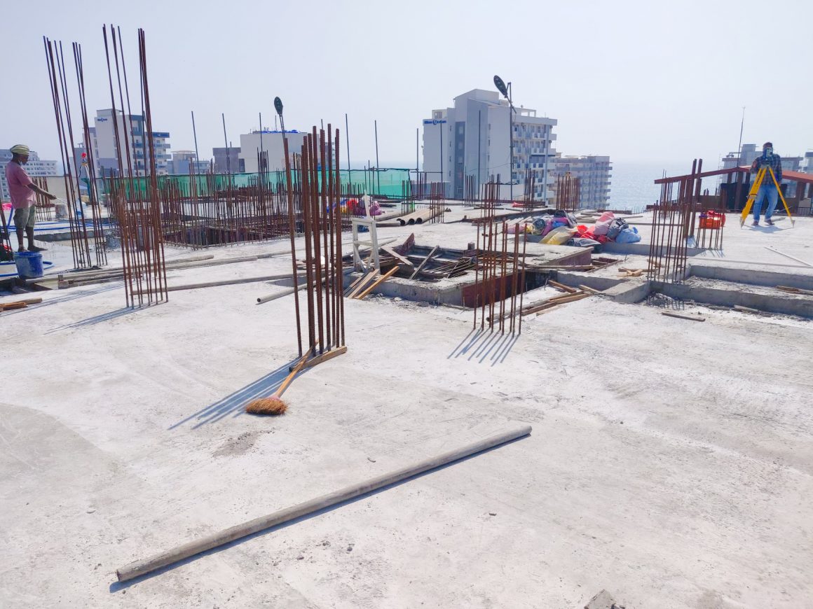 8th Floor Slab Concreting Work Complete