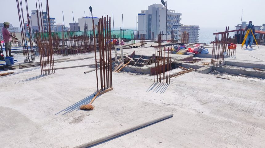 8th Floor Slab Concreting Work Complete