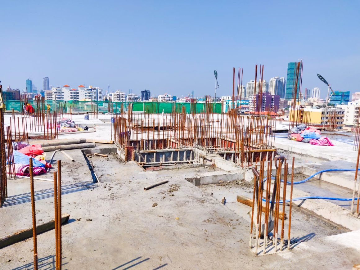 8th Floor Slab Concreting Work Complete