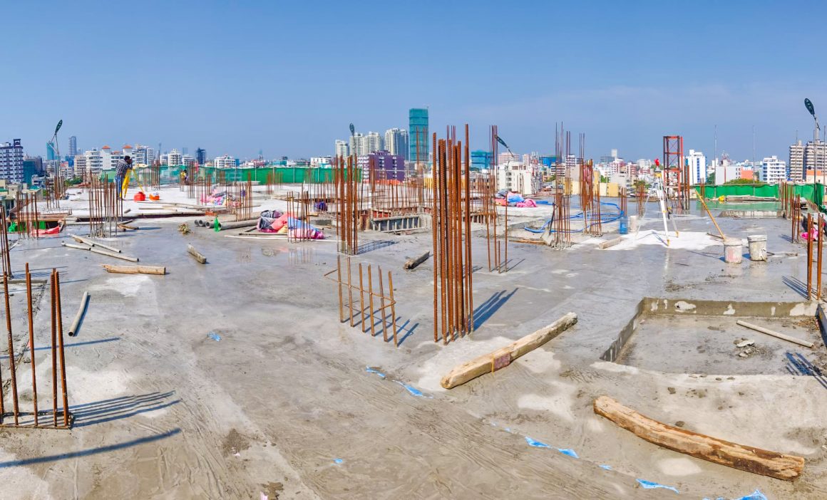 8th Floor Slab Concreting Work Complete