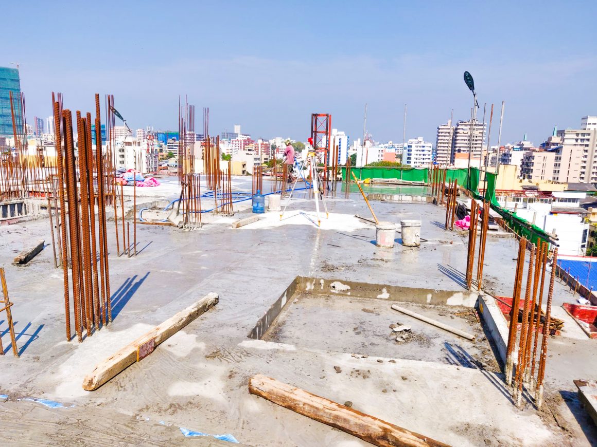 8th Floor Slab Concreting Work Complete
