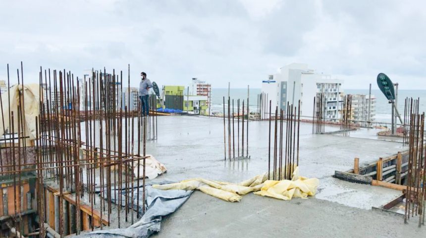 10th Floor Slab Concrete Work