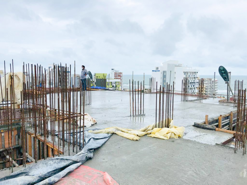 10th Floor Slab Concrete Work