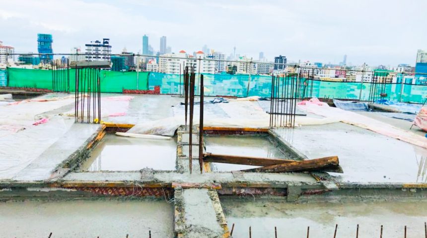 10th Floor Slab Concrete Work