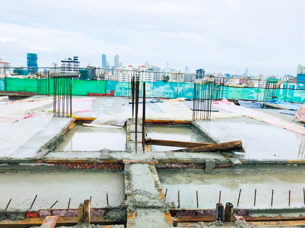 10th Floor Slab Concrete Work