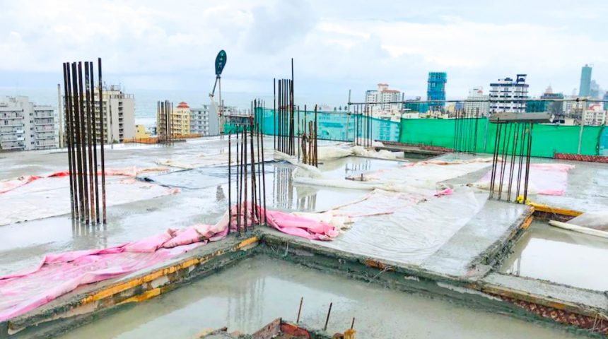 10th Floor Slab Concrete Work