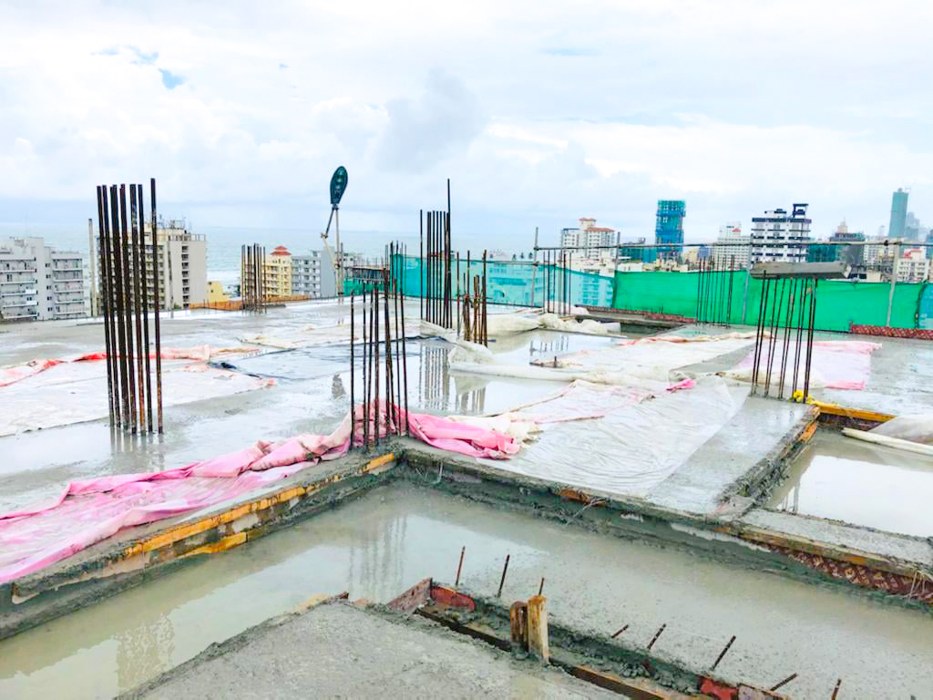 10th Floor Slab Concrete Work