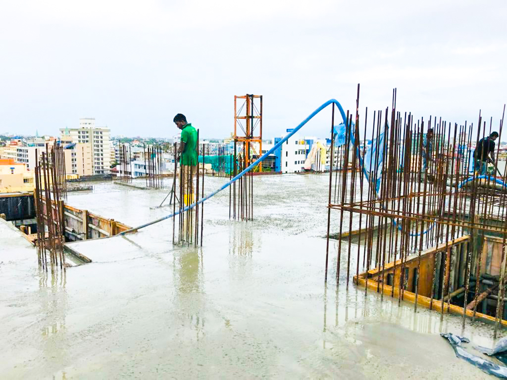 10th Floor Slab Concrete Work